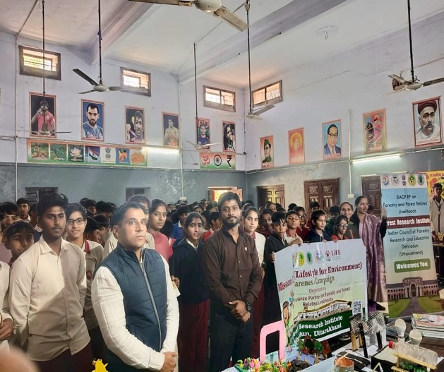 EIACP RP FRI Dehradun organized a Science Model Exhibition and Mission LiFE Workshop at GSSS Bithmara, Hisar.