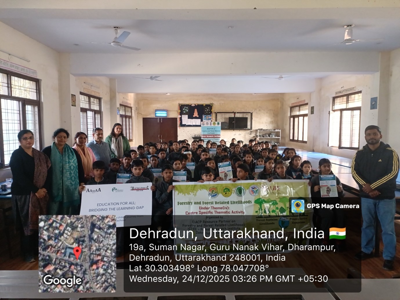 EIACP RP, Forest Research Institute, Dehradun, in collaboration with Aasraa Trust, organized a Brainstorming Session on “Forests & Sustainable Livelihoods” at GUPS, Araghar, Dehradun