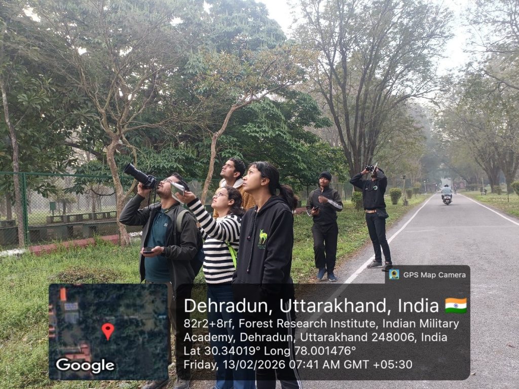 EIACP RP FRI, in association with IFSA LC FRIDU, organized Day 1 of the Great Backyard & Campus Bird Count 2026 at the FRI Campus